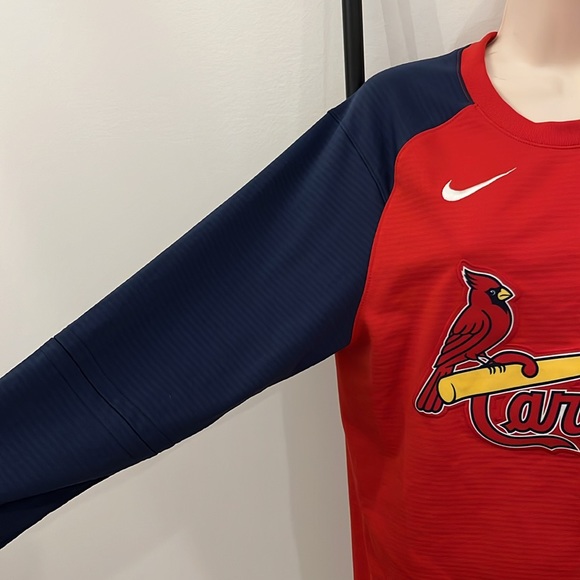 St. Louis Cardinal Nike Issued Pullover Engineered Embroidered Men Size S - Picture 3 of 10